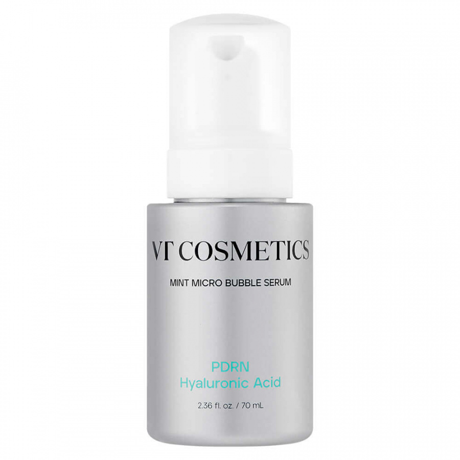 Пузырьковая сыворотка с ПДРН PDRN Hyaluronic Mint Micro Bubble Serum 70мл VT COSMETICS фото 1