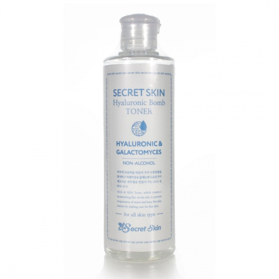 Тонер для лица с гиалуроновой кислотой Hyaluronic Bomb Toner 250 мл SECRET SKIN фото 1