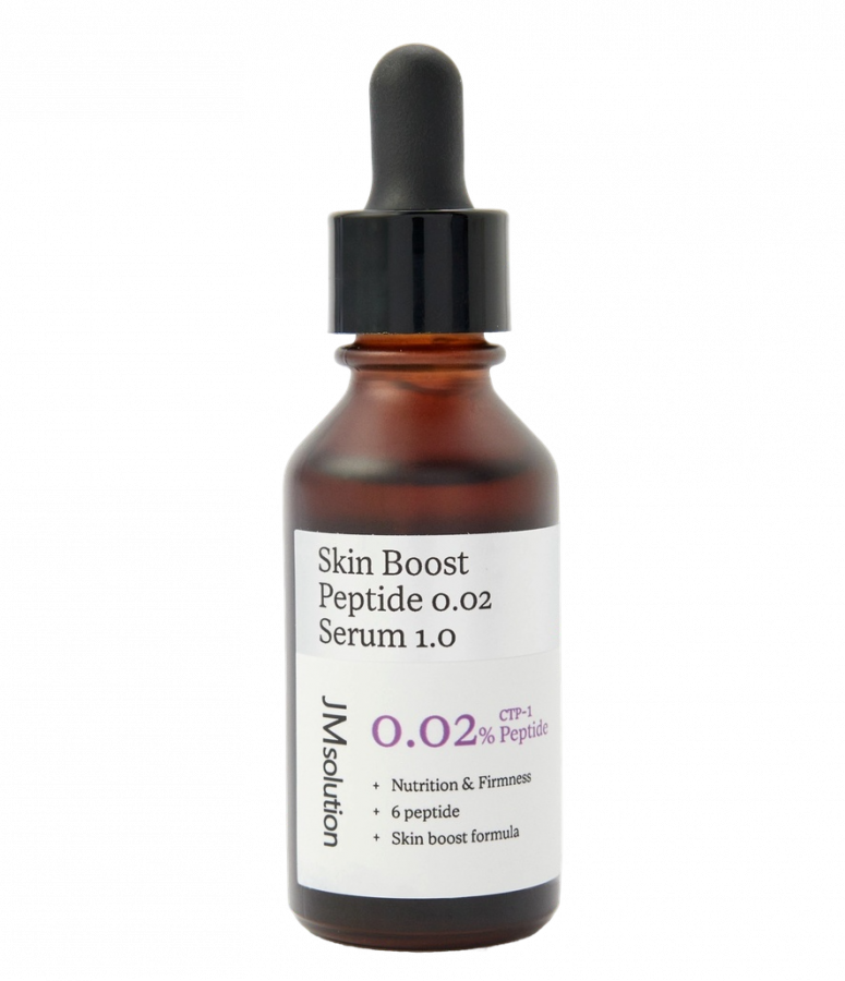 Антивозрастная сыворотка с пептидами Skin Boost Peptide 0.02 Serum 1.0 30мл JMSOLUTION фото 1