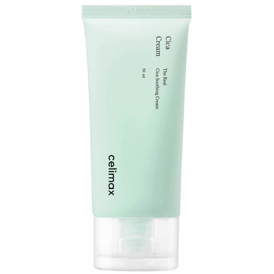 Лёгкий безмасляный крем на основе центеллы The Real Cica Soothing Cream 50мл CELIMAX фото 1