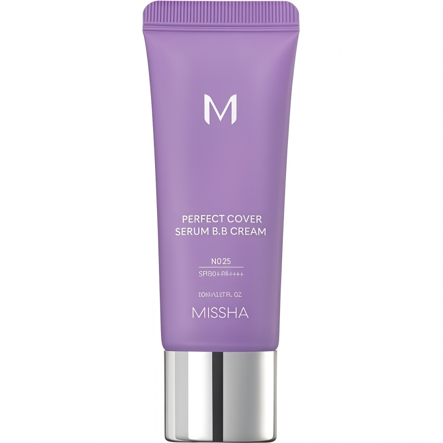 ВВ крем для лица 25 тон M Perfect Cover Serum BB Cream SPF50+ PA++++ 20мл MISSHA фото 1