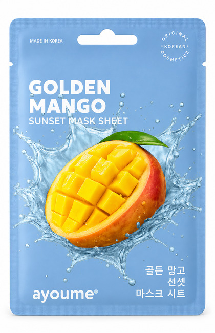 Тканевая маска с манго Golden Mango Sunset Mask Sheet 23мл AYOUME фото 1