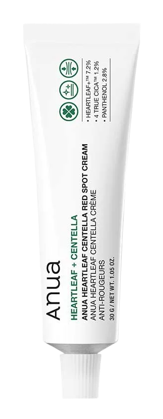 Локальный крем с центеллой и хауттюйнией Heartleaf Centella Red Spot Cream 30г ANUA фото 1