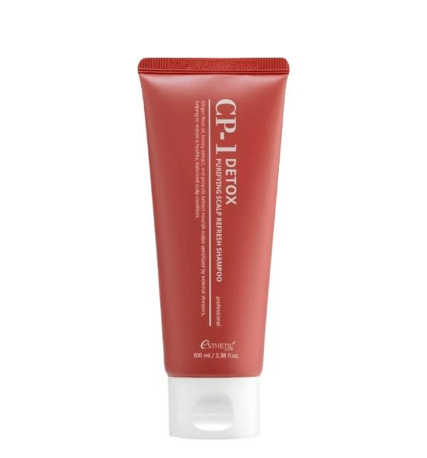 Шампунь для волос с детоксом Detox Purifying Scalp Refresh Shampoo 100мл ESTHETIC HOUSE CP-1 фото 1