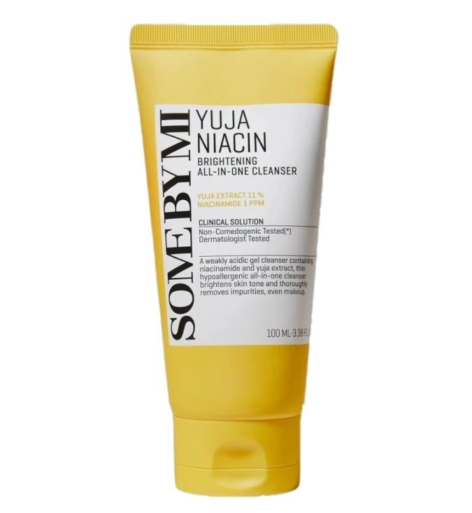Осветляющий гель для умывания с экстрактом юдзу Yuja Niacin Brightening All 100мл SOME BY MI фото 1