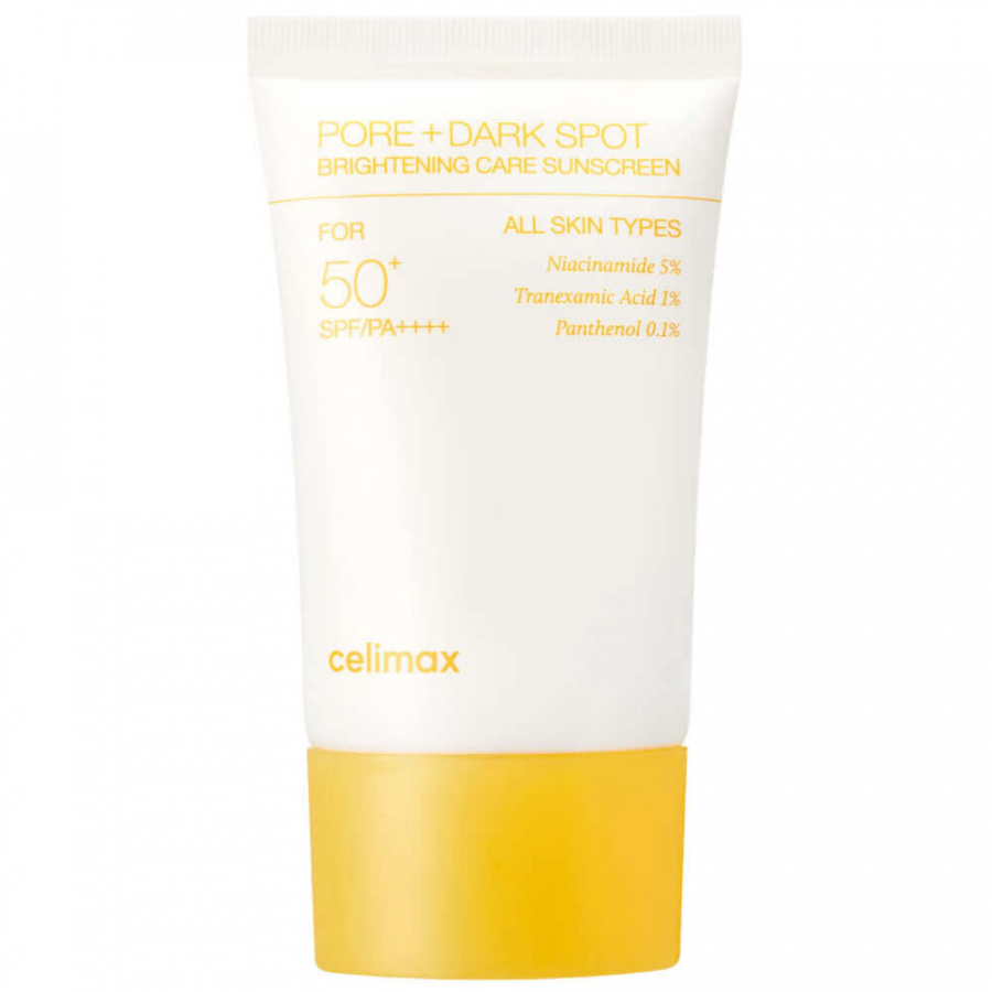 Осветляющий солнцезащитный крем Pore+Dark Spot Brightening Care Sunscreen SPF50+ 50мл CELIMAX фото 1