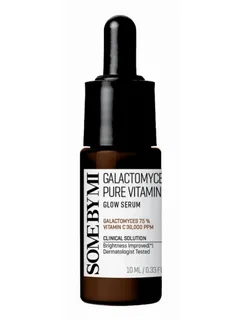 Осветляющая сыворотка с витамином С Galactomyces Pure Vitamin C Glow Serum 10 мл SOME BY MI фото 1