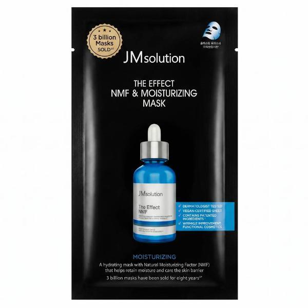 Увлажняющая тканевая маска с аквасилом и пептидаThe Effect NMF &Moisturizing Mask 24мл JMSOLUTION фото 1