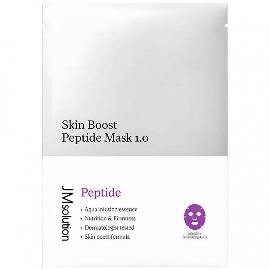 Тканевая маска-бустер с пептидами Skin Boost Peptide Mask 1.0 30мл JM SOLUTION фото 1