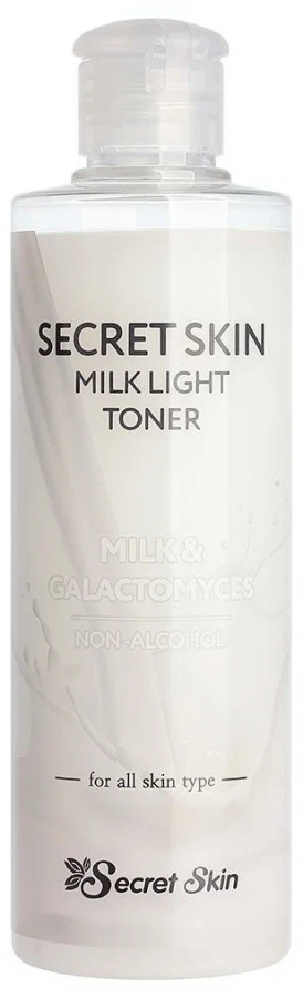 Тонер для лица с молочными протеинами Milk Light Toner 250мл SECRET SKIN фото 1