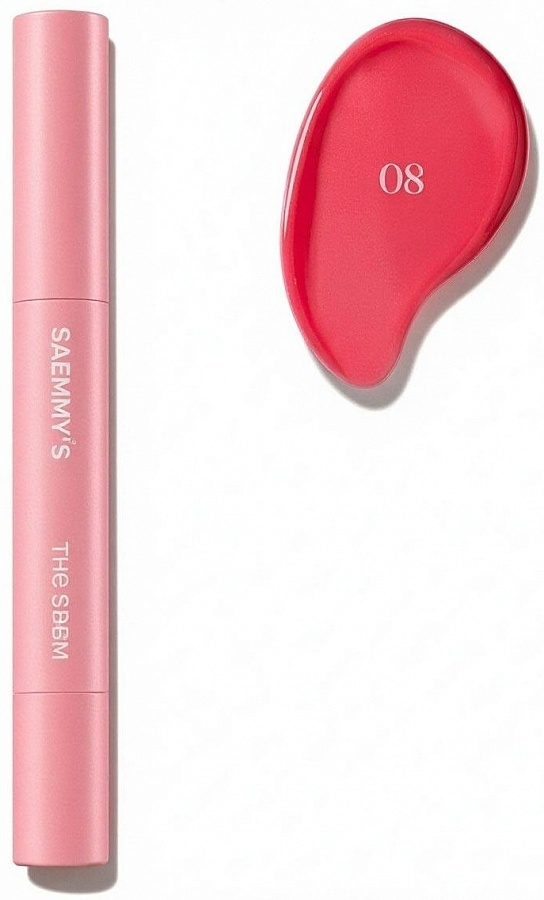 Бальзам оттеночный для губ 08 Saemmy's Syrup Shot Melting Balm 08 Candy Puree 1,8г THE SAEM фото 2